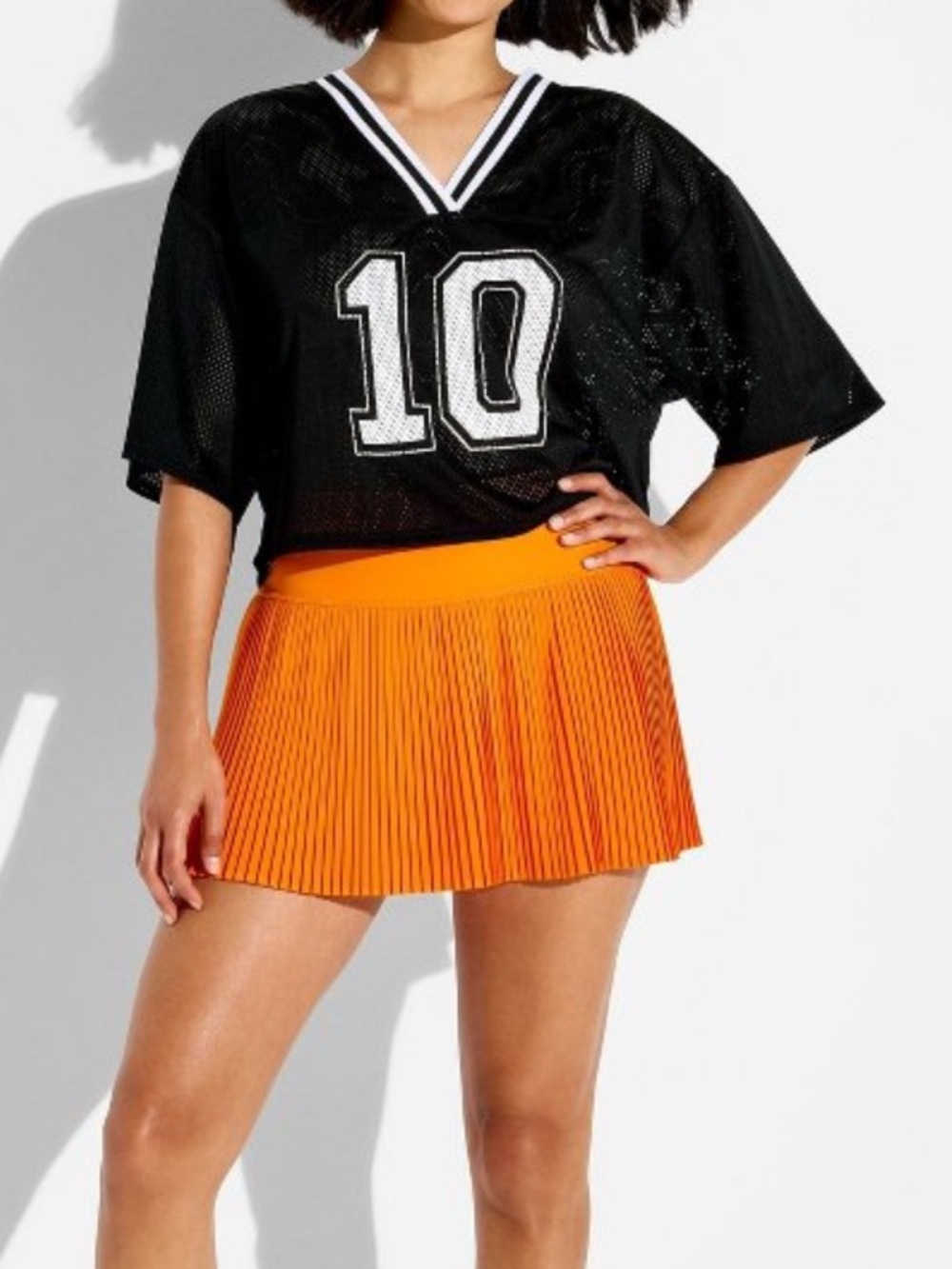 NEW JoyLab Pleated Skort Orange Medium